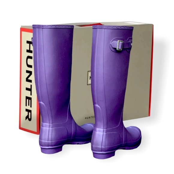 Hunter Original Tall Sovereign Purple Rain Boots - Picture 10 of 12